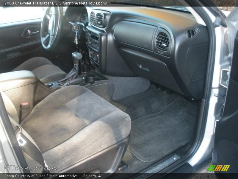 Silverstone Metallic / Ebony 2008 Chevrolet TrailBlazer LT