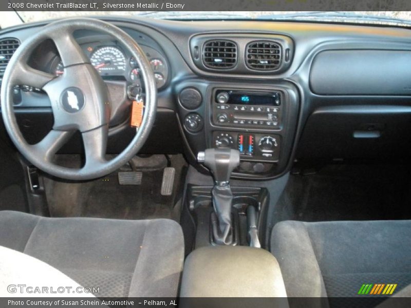 Silverstone Metallic / Ebony 2008 Chevrolet TrailBlazer LT