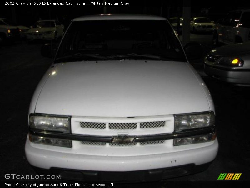Summit White / Medium Gray 2002 Chevrolet S10 LS Extended Cab