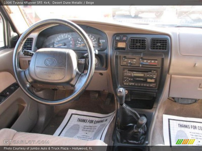 Dashboard of 1996 4Runner SR5 4x4