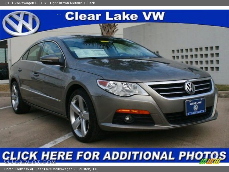 Light Brown Metallic / Black 2011 Volkswagen CC Lux