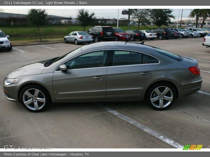 Light Brown Metallic / Black 2011 Volkswagen CC Lux
