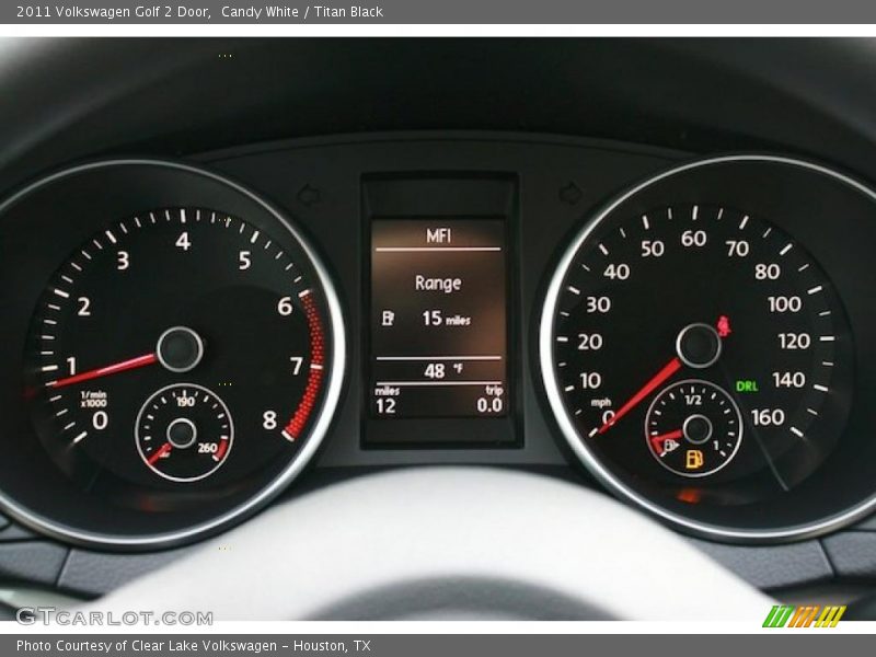 Candy White / Titan Black 2011 Volkswagen Golf 2 Door