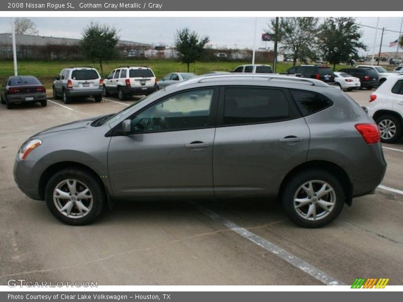 Gotham Gray Metallic / Gray 2008 Nissan Rogue SL