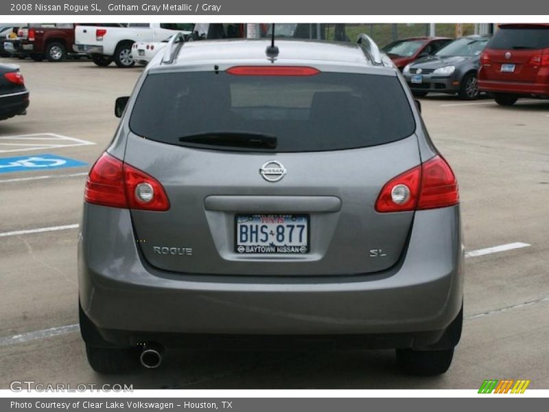 Gotham Gray Metallic / Gray 2008 Nissan Rogue SL