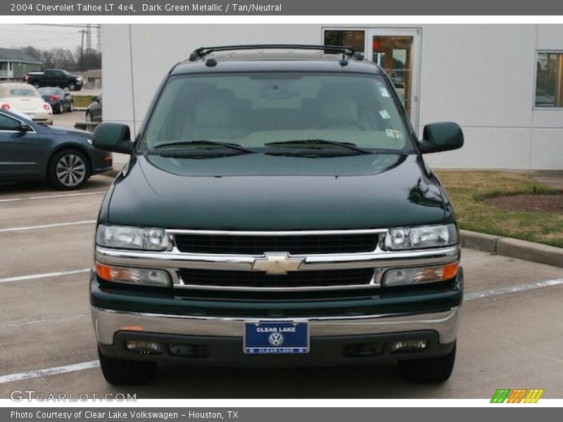 Dark Green Metallic / Tan/Neutral 2004 Chevrolet Tahoe LT 4x4