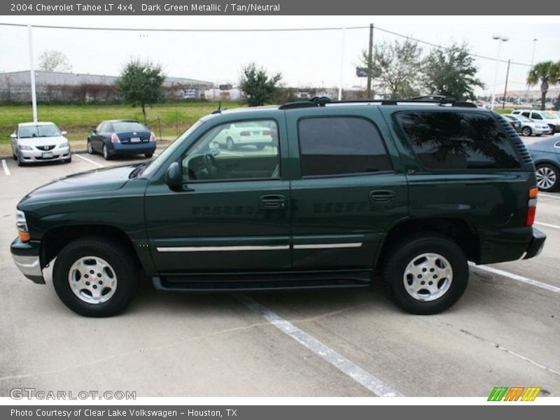 Dark Green Metallic / Tan/Neutral 2004 Chevrolet Tahoe LT 4x4