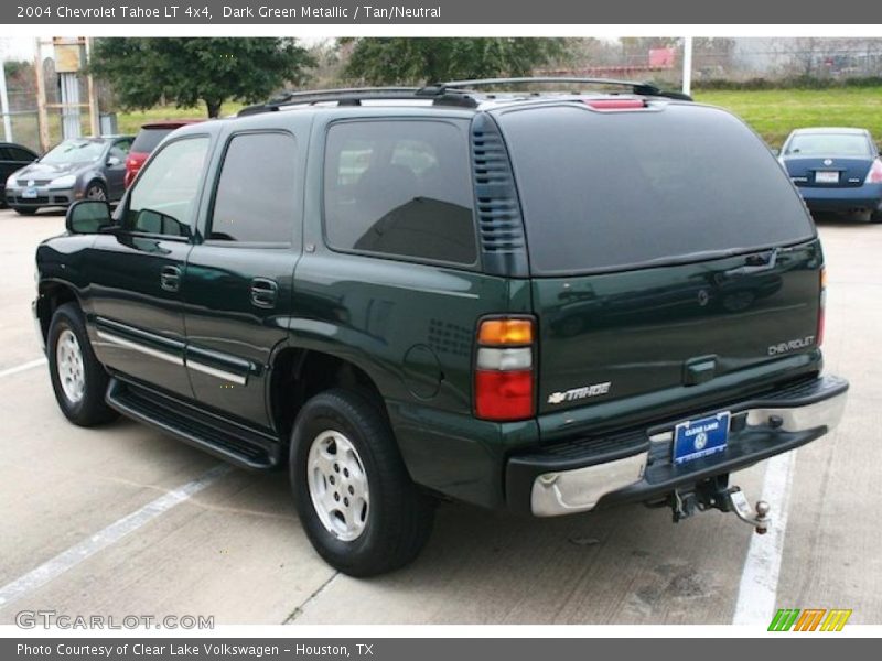 Dark Green Metallic / Tan/Neutral 2004 Chevrolet Tahoe LT 4x4