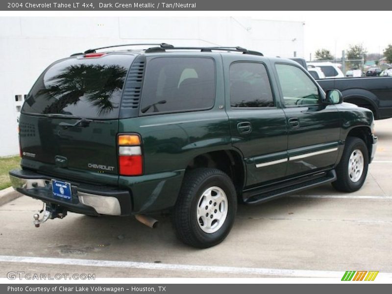 Dark Green Metallic / Tan/Neutral 2004 Chevrolet Tahoe LT 4x4