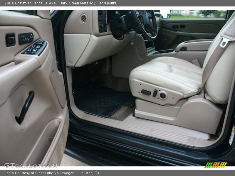 Dark Green Metallic / Tan/Neutral 2004 Chevrolet Tahoe LT 4x4