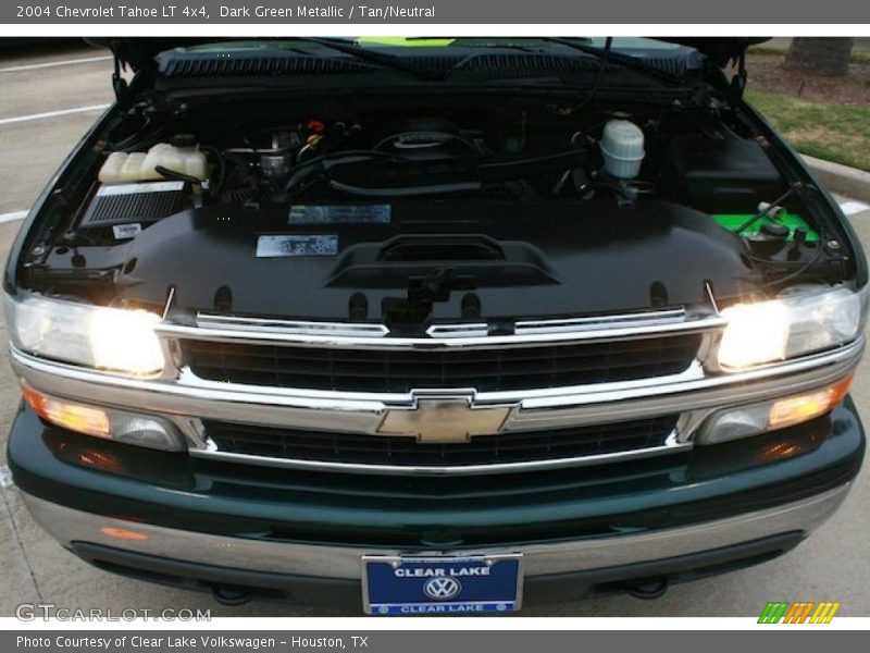 Dark Green Metallic / Tan/Neutral 2004 Chevrolet Tahoe LT 4x4