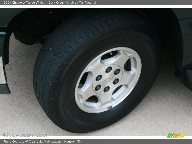 Dark Green Metallic / Tan/Neutral 2004 Chevrolet Tahoe LT 4x4