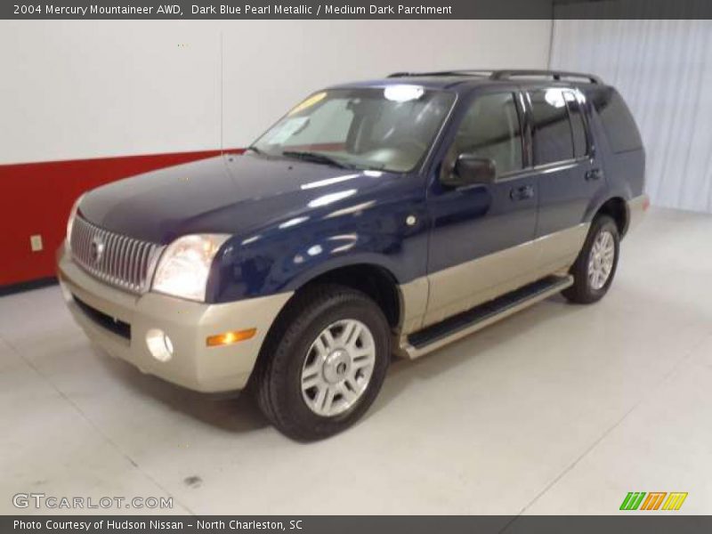 Dark Blue Pearl Metallic / Medium Dark Parchment 2004 Mercury Mountaineer AWD