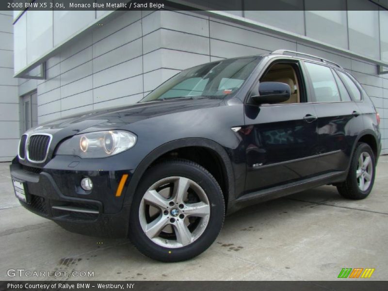 Monaco Blue Metallic / Sand Beige 2008 BMW X5 3.0si