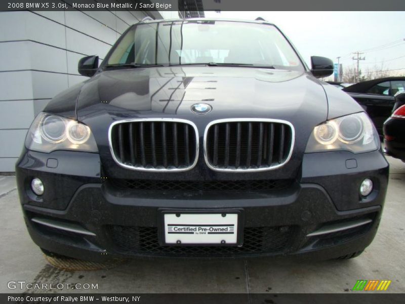 Monaco Blue Metallic / Sand Beige 2008 BMW X5 3.0si