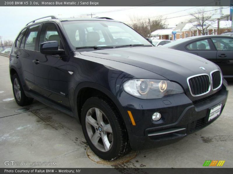 Monaco Blue Metallic / Sand Beige 2008 BMW X5 3.0si