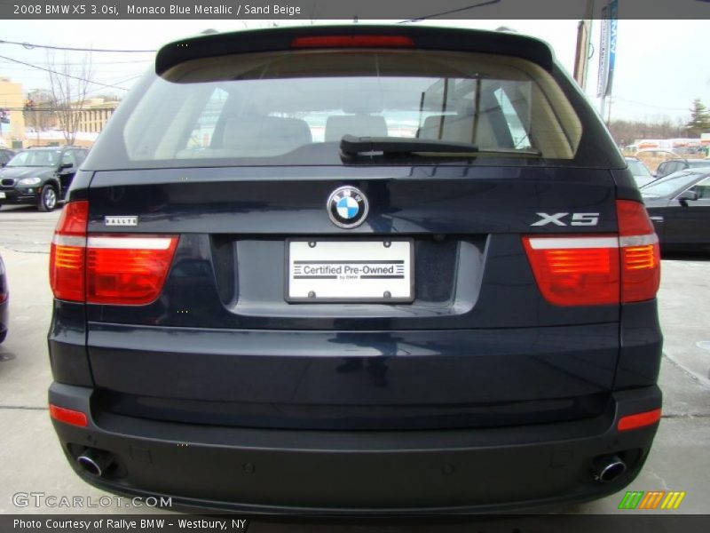 Monaco Blue Metallic / Sand Beige 2008 BMW X5 3.0si