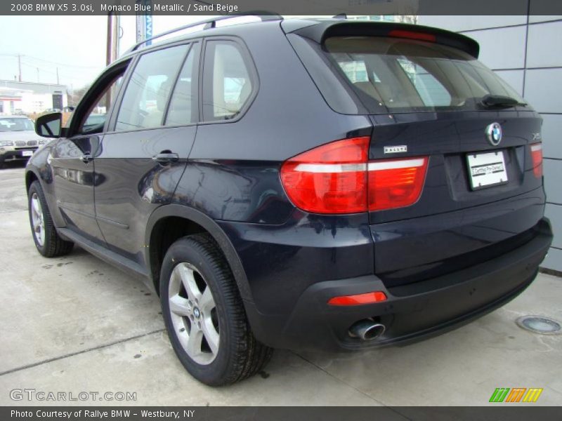 Monaco Blue Metallic / Sand Beige 2008 BMW X5 3.0si