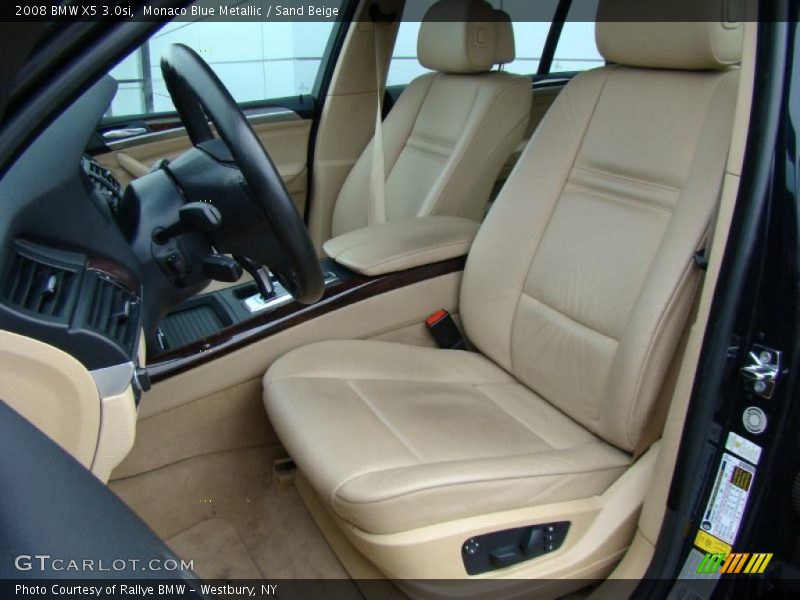 Monaco Blue Metallic / Sand Beige 2008 BMW X5 3.0si