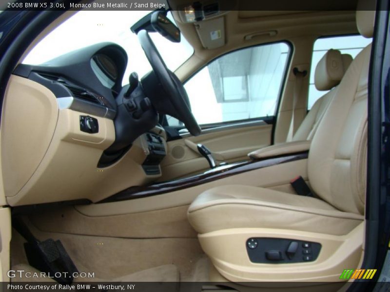 Monaco Blue Metallic / Sand Beige 2008 BMW X5 3.0si