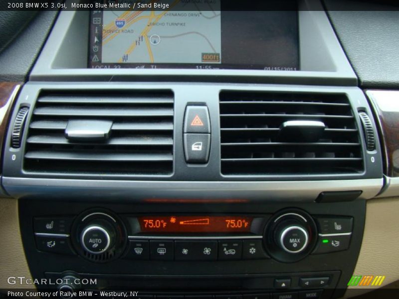 Monaco Blue Metallic / Sand Beige 2008 BMW X5 3.0si