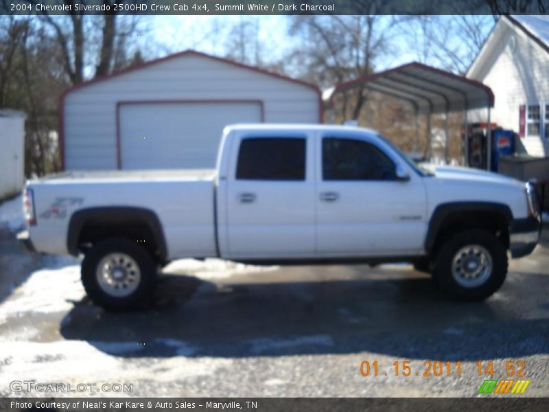 Summit White / Dark Charcoal 2004 Chevrolet Silverado 2500HD Crew Cab 4x4
