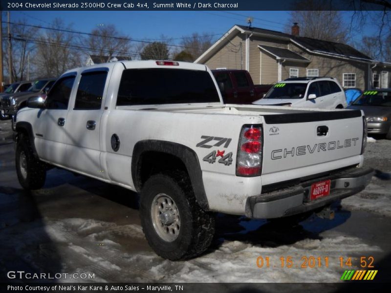 Summit White / Dark Charcoal 2004 Chevrolet Silverado 2500HD Crew Cab 4x4