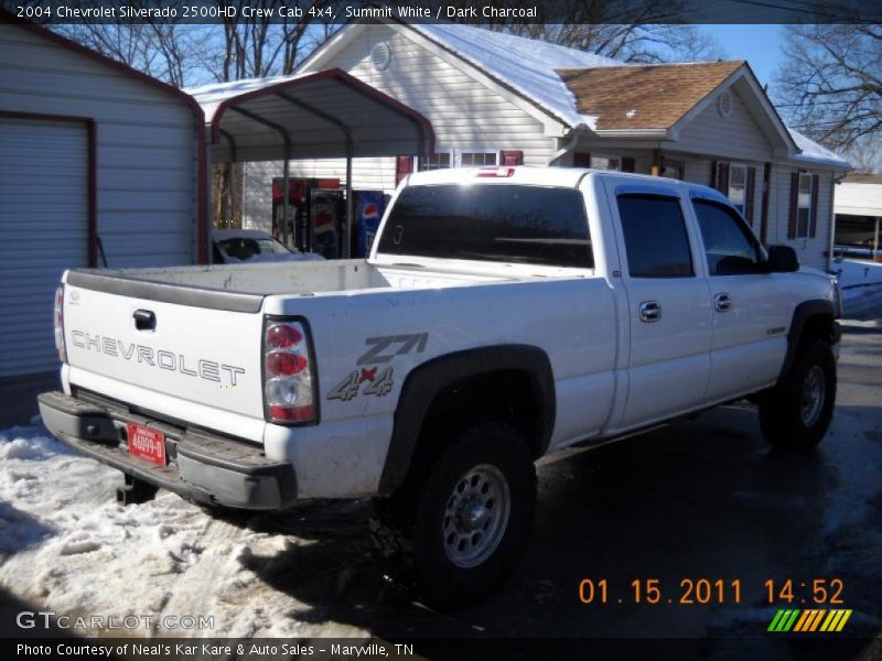 Summit White / Dark Charcoal 2004 Chevrolet Silverado 2500HD Crew Cab 4x4