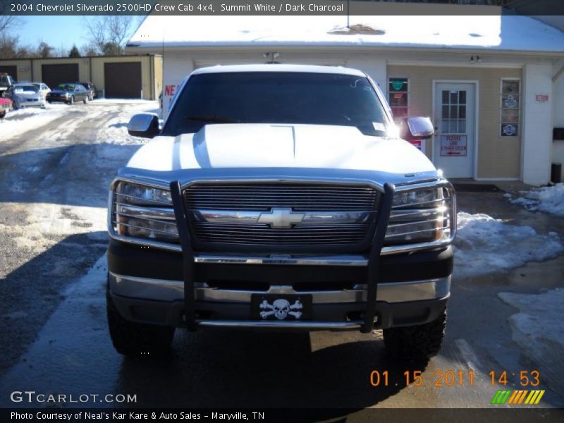 Summit White / Dark Charcoal 2004 Chevrolet Silverado 2500HD Crew Cab 4x4
