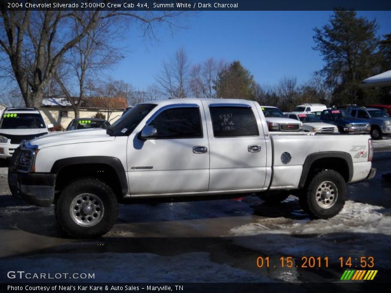 Summit White / Dark Charcoal 2004 Chevrolet Silverado 2500HD Crew Cab 4x4