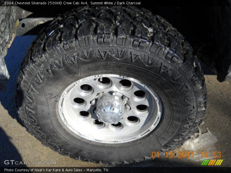 Summit White / Dark Charcoal 2004 Chevrolet Silverado 2500HD Crew Cab 4x4
