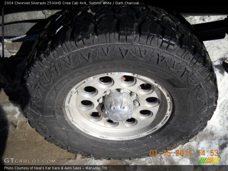 Summit White / Dark Charcoal 2004 Chevrolet Silverado 2500HD Crew Cab 4x4