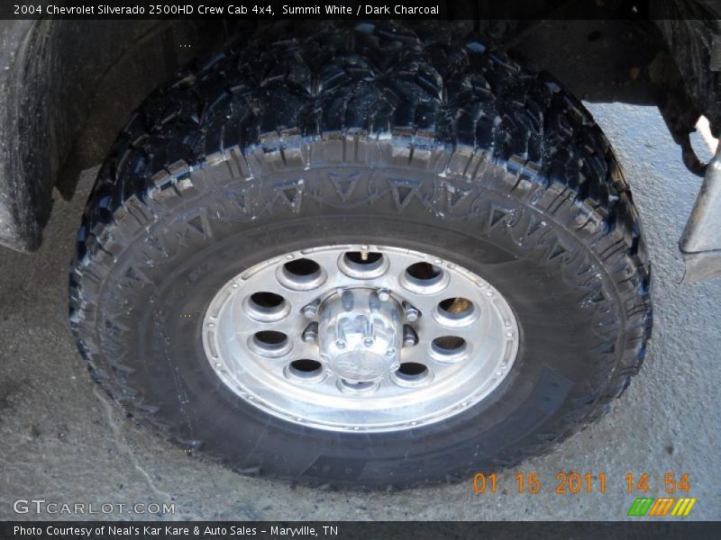 Summit White / Dark Charcoal 2004 Chevrolet Silverado 2500HD Crew Cab 4x4