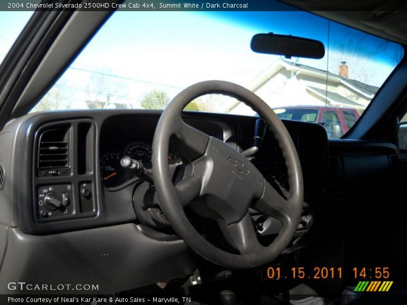 Summit White / Dark Charcoal 2004 Chevrolet Silverado 2500HD Crew Cab 4x4