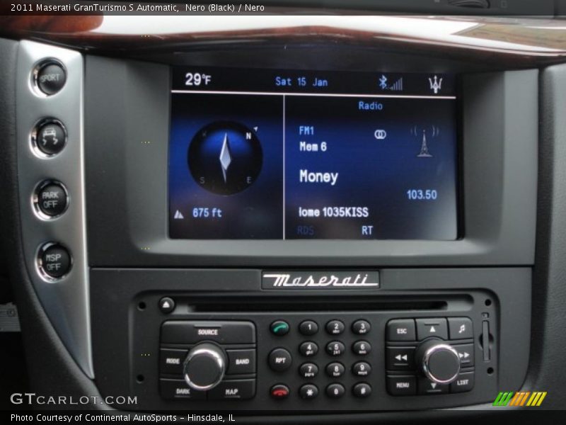 Controls of 2011 GranTurismo S Automatic