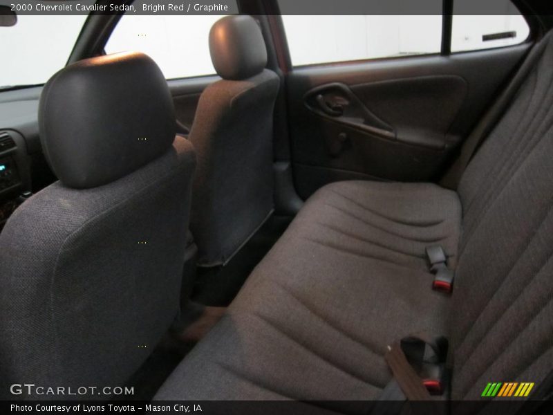 Bright Red / Graphite 2000 Chevrolet Cavalier Sedan