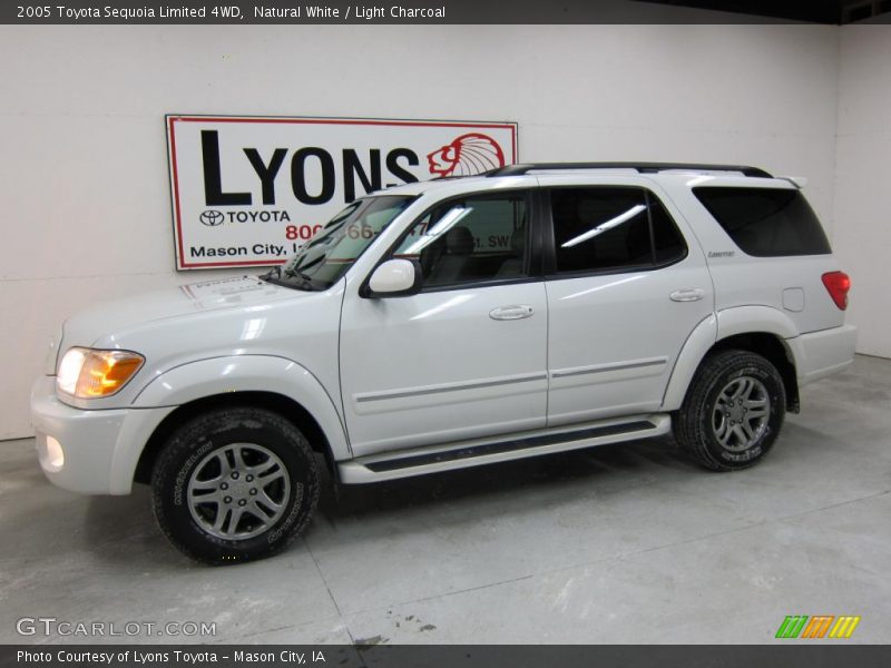Natural White / Light Charcoal 2005 Toyota Sequoia Limited 4WD