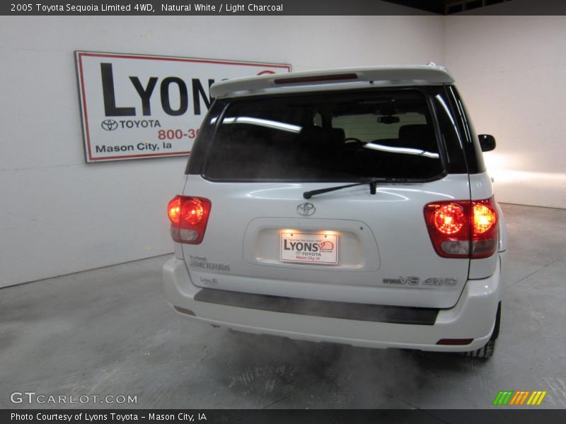 Natural White / Light Charcoal 2005 Toyota Sequoia Limited 4WD