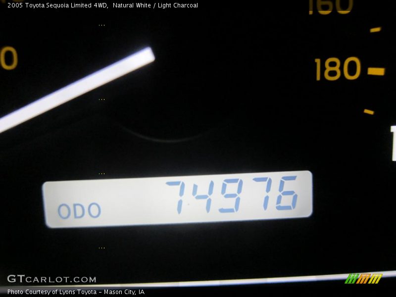 Natural White / Light Charcoal 2005 Toyota Sequoia Limited 4WD