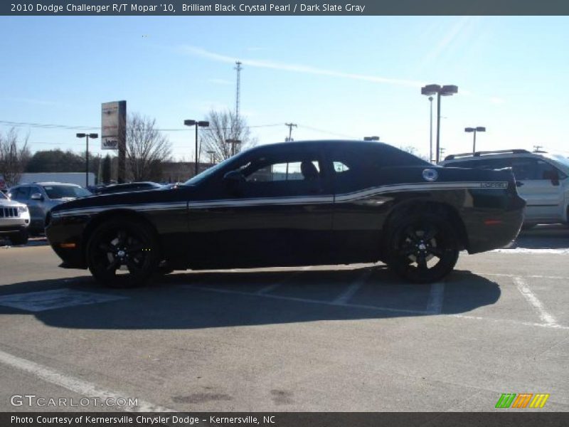 Brilliant Black Crystal Pearl / Dark Slate Gray 2010 Dodge Challenger R/T Mopar '10