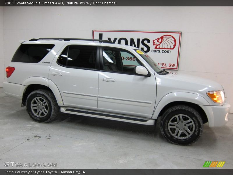 Natural White / Light Charcoal 2005 Toyota Sequoia Limited 4WD