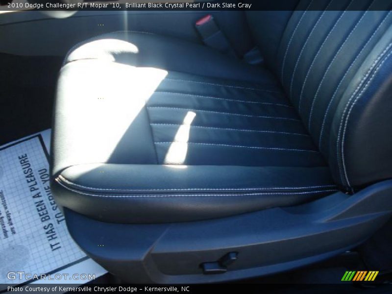  2010 Challenger R/T Mopar '10 Dark Slate Gray Interior