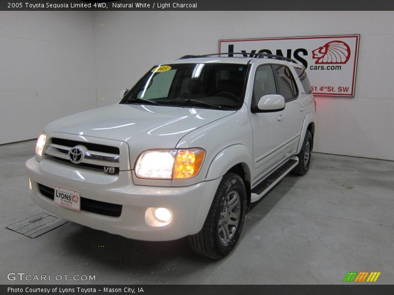 Natural White / Light Charcoal 2005 Toyota Sequoia Limited 4WD