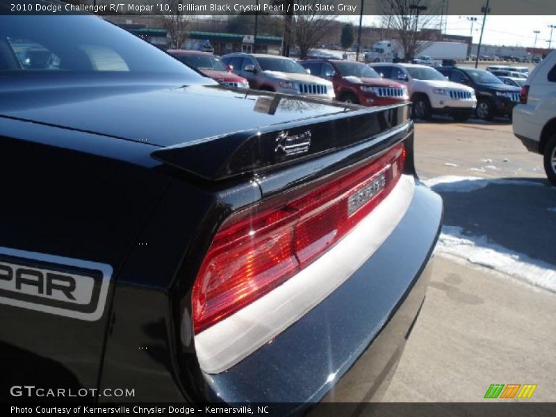 Brilliant Black Crystal Pearl / Dark Slate Gray 2010 Dodge Challenger R/T Mopar '10