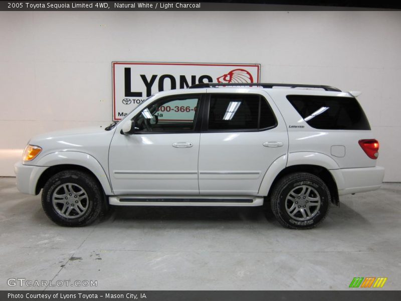 Natural White / Light Charcoal 2005 Toyota Sequoia Limited 4WD