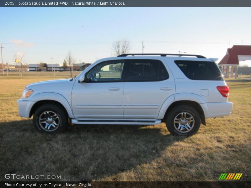 Natural White / Light Charcoal 2005 Toyota Sequoia Limited 4WD