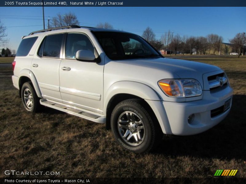Natural White / Light Charcoal 2005 Toyota Sequoia Limited 4WD