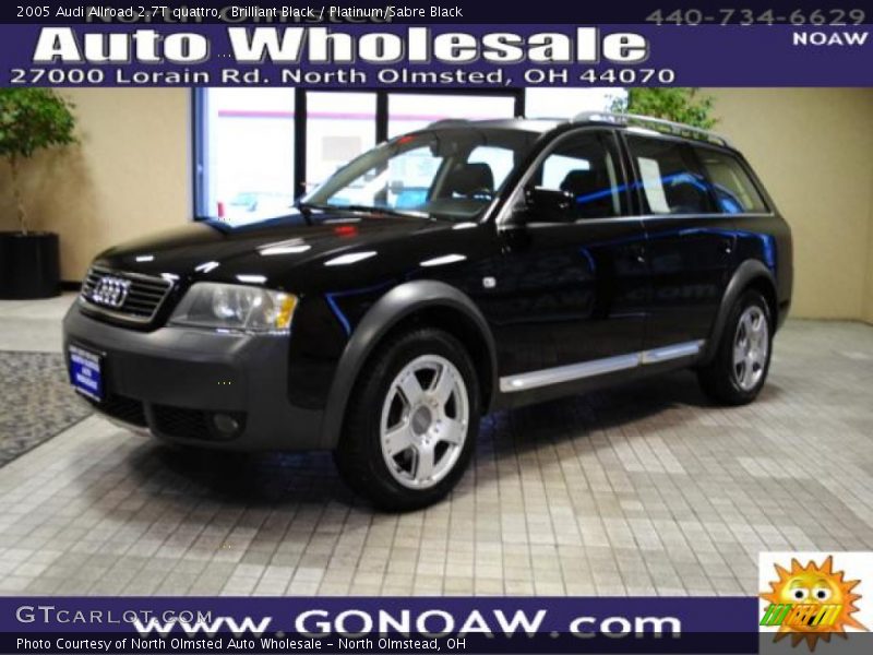 Brilliant Black / Platinum/Sabre Black 2005 Audi Allroad 2.7T quattro