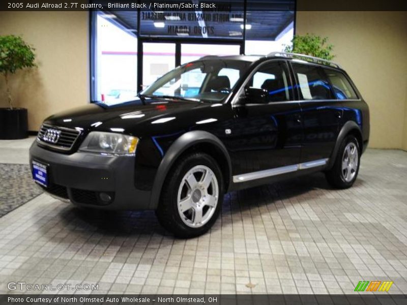 Brilliant Black / Platinum/Sabre Black 2005 Audi Allroad 2.7T quattro