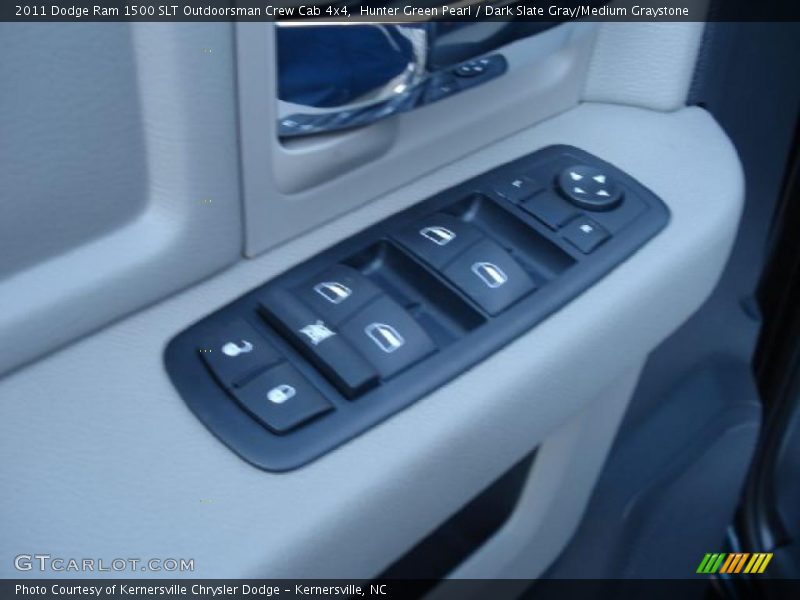 Hunter Green Pearl / Dark Slate Gray/Medium Graystone 2011 Dodge Ram 1500 SLT Outdoorsman Crew Cab 4x4